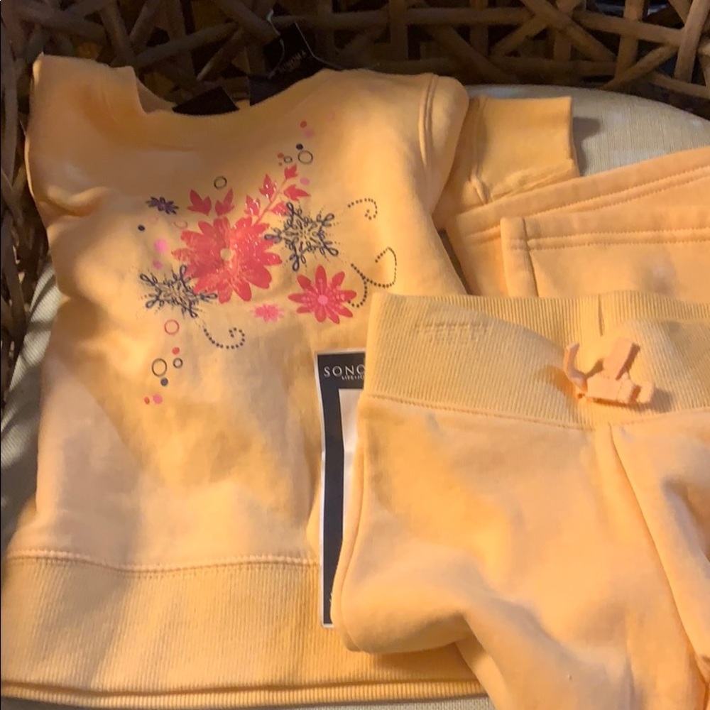 New Sonoma Girls Sweats Set 4 NWT